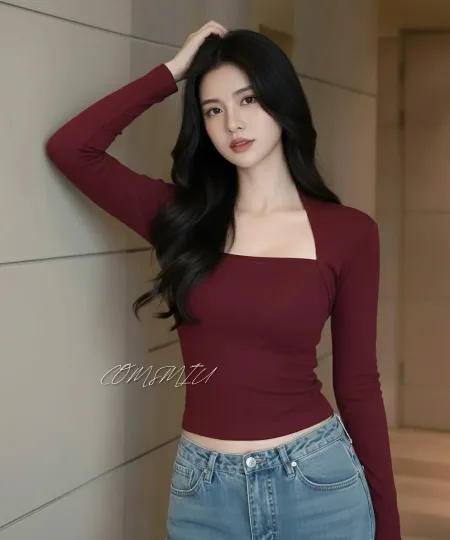 Áo thun quây ngực thiết kế - MIU09