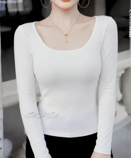 Áo thun cổ vuông - MIU01