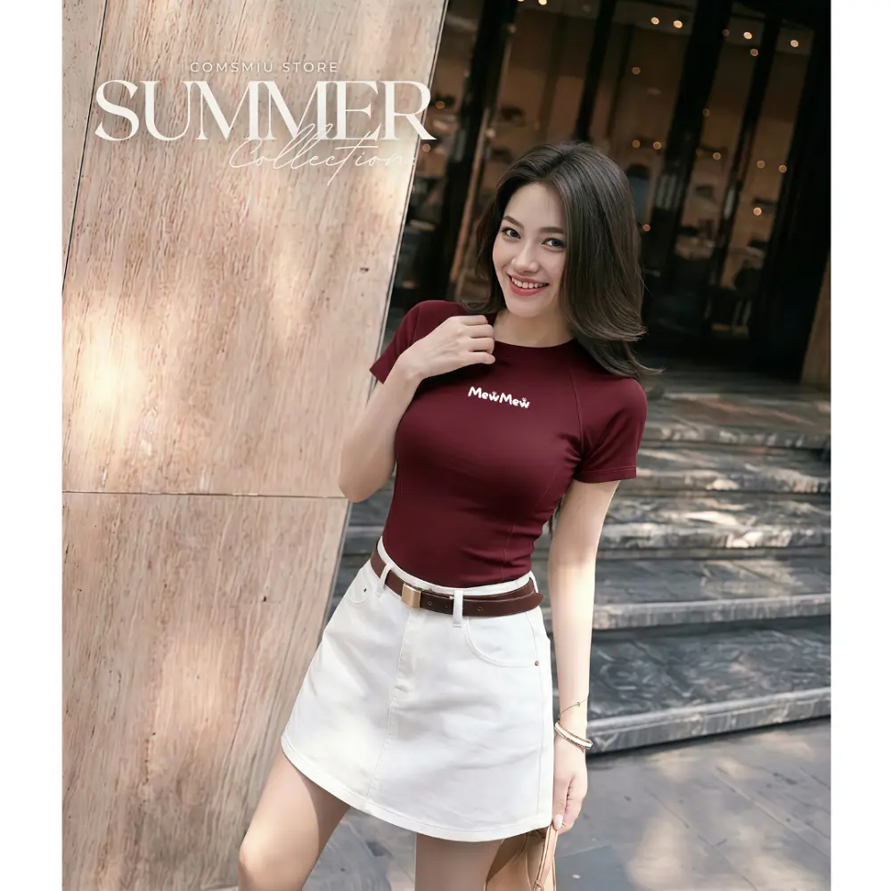 Áo thun Nữ - MIU79 - Ảnh 2