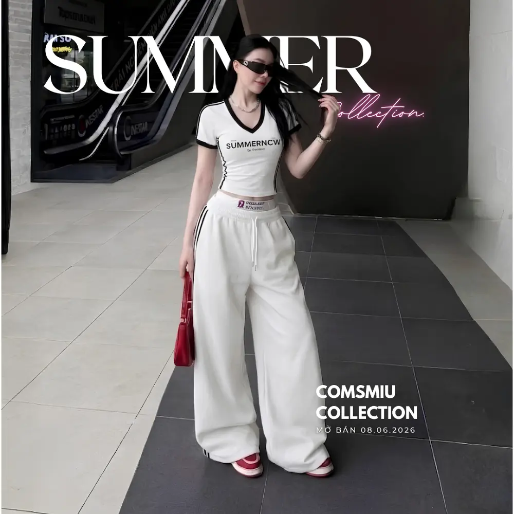 Áo thun cổ tim - MIU33 - Ảnh 4