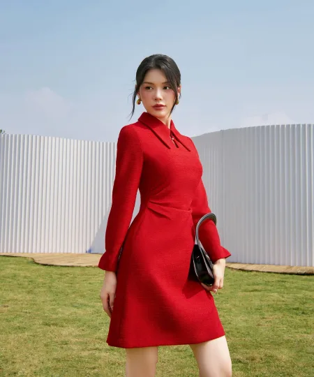 Áo len dệt kim vân hoa 11