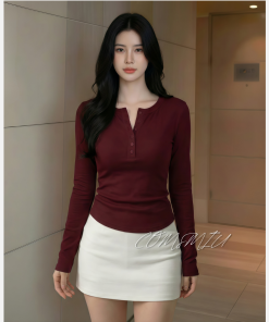 Áo thun cổ cúc - MIU10